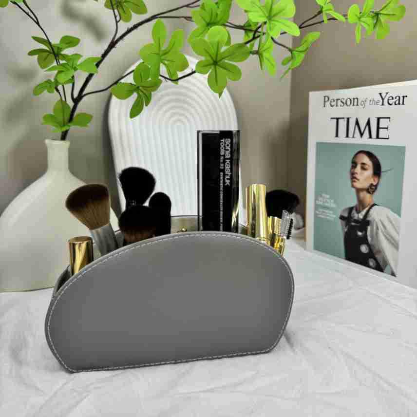 In Stock: Beige Home Multifunctional Storage Box - Five-Layer Organizer for Remote Controls & Cosmetics