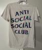 Anti Social Social Club Weißes Grafiklogo Rundhals-T-Shirt Herren Größe S