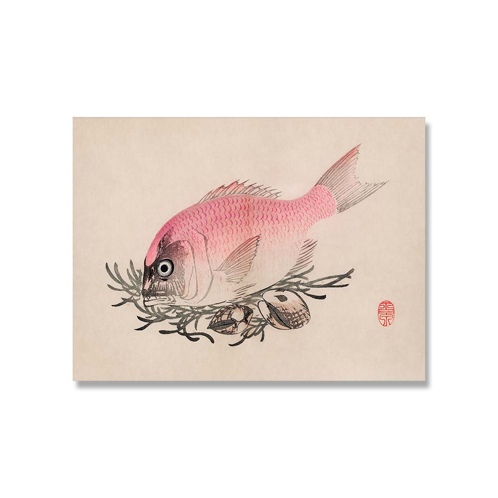 Vintage Oriental Art Prints Painting Picture Wall Art Geisha Japan Flower Swallow Fish Modular Nordic Canvas Poster Home Decor No Frame