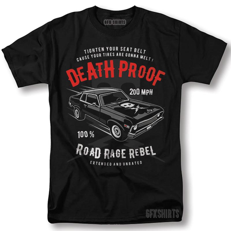 

Death Proof Car Shirt Movie Classic Retro Vintage Graphic Design T-Shirt L