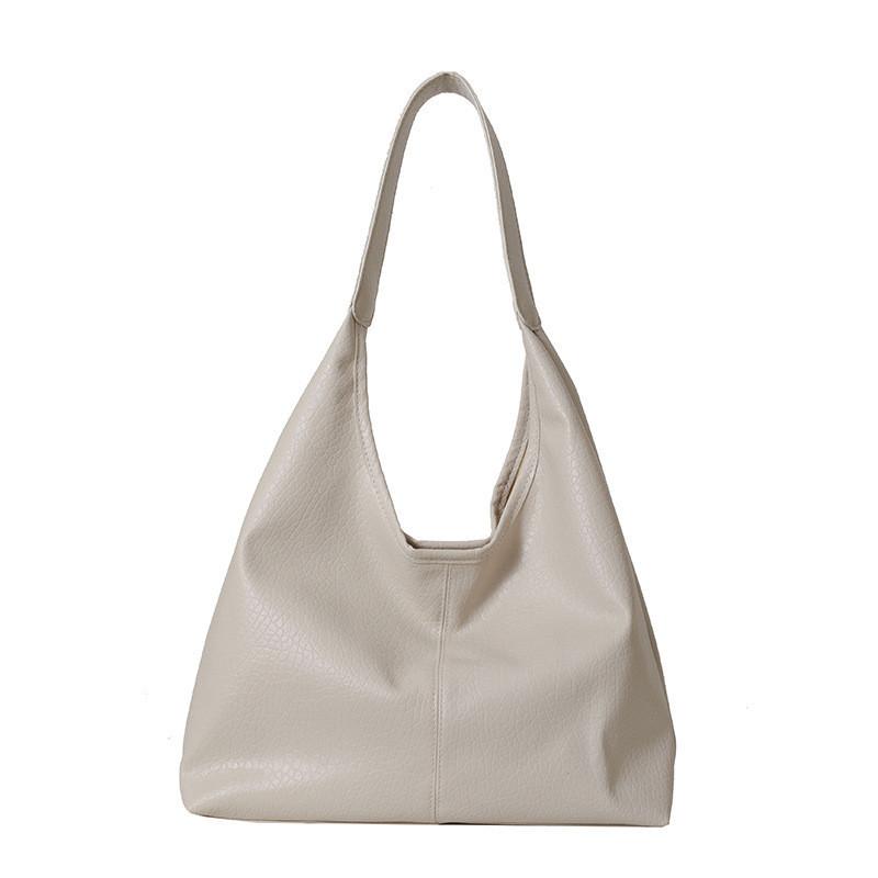 Stylish Large Capacity Women's Tote Bag 2023 Retro Trendy Shoulder Bag In Pu Leather