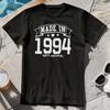 HERGESTELLT 1994 T-SHIRT - Geburtstagsgeschenk Sohn Papa Geschenk Vintage Geburtsjahr Datum Unisex T-Shirt