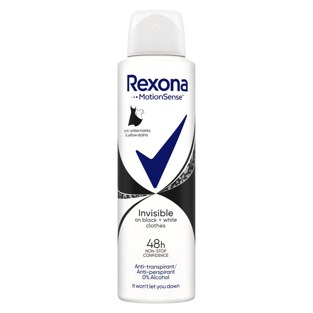 844857 Rexona Invisible Black & White Spray