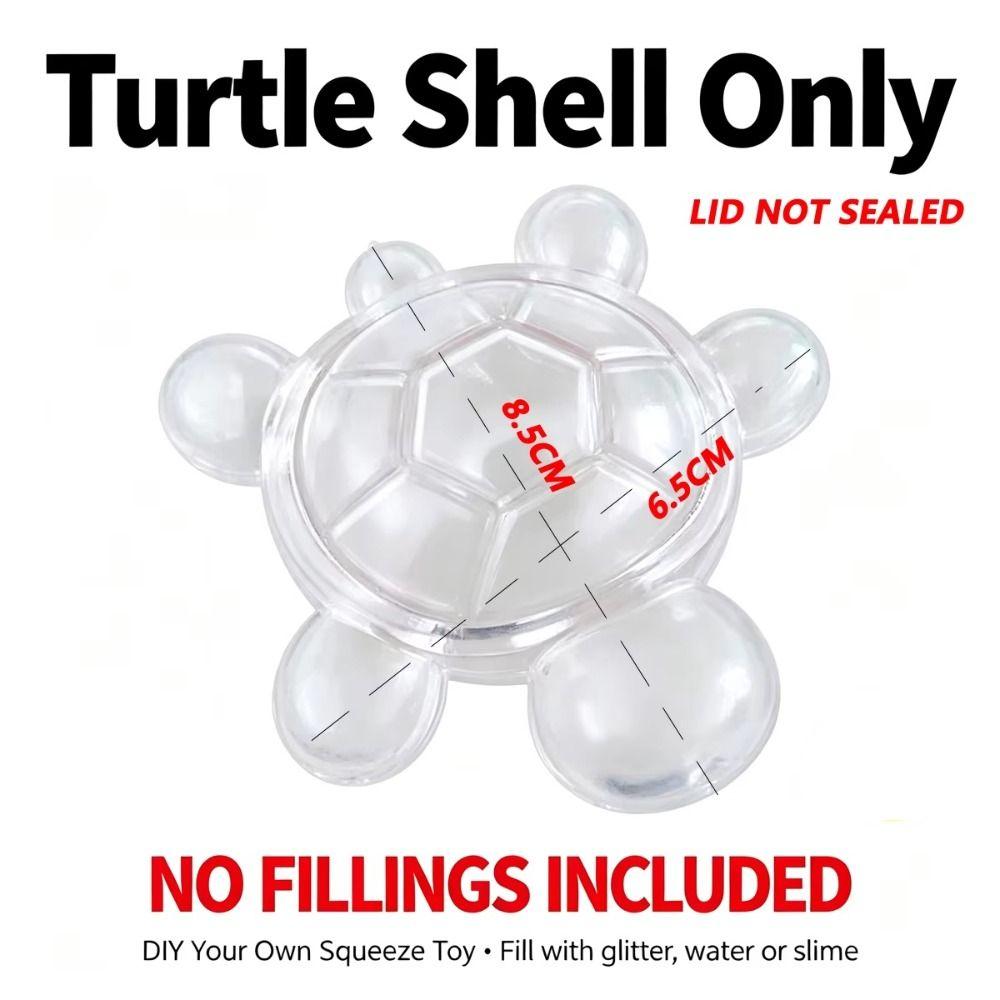 Transparent DIY Empty Ball Skin Turtle Handmade Ball Skin DIY Pressure Ball Kit Adults Beginners
