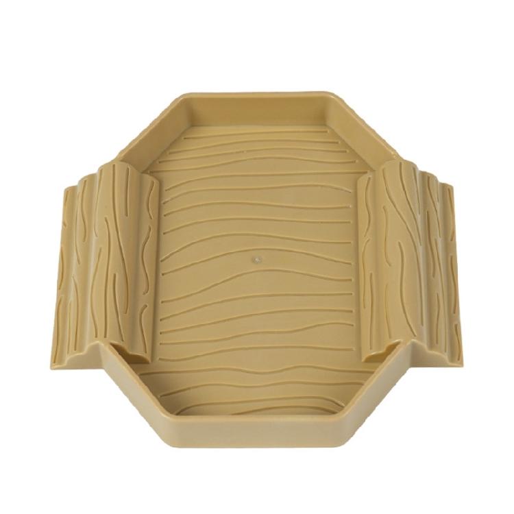 

Компактна ванночка для рептилій Багатофункціональна миска для їжі та води Компактний розмір Басейн для води для черепах Для домашнього та подорожнього використання