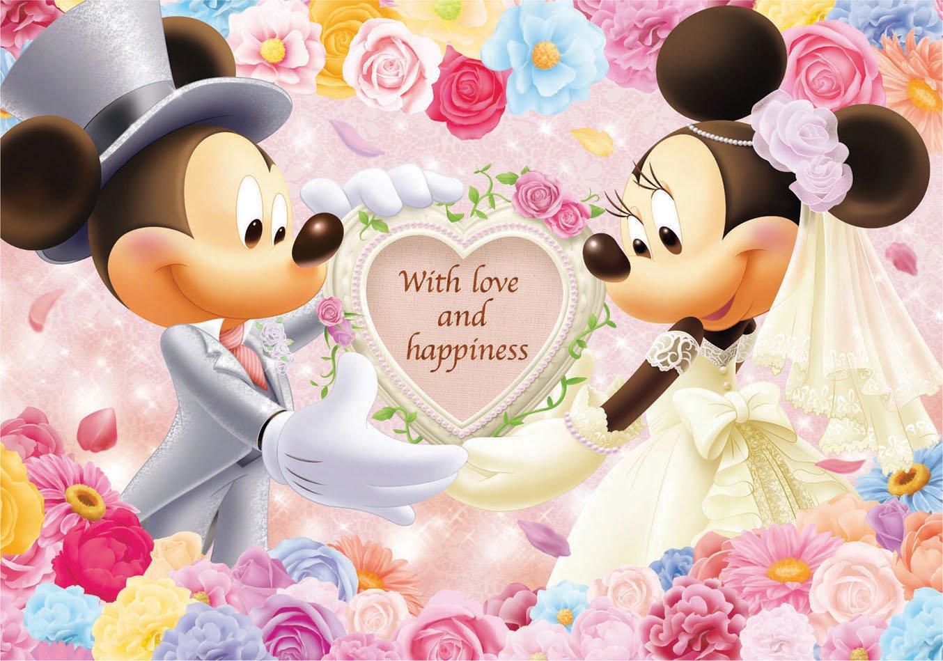 

Tenyo in 200 Piece Jigsaw Puzzle Jigsaw Puzzle with Photos Disney With Love and Happiness Comes with Service Card Included [Made Japan] (22.5x32cm)
