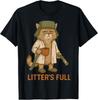 Funny Cat Litter's Full Christmas Cat Xmas Women Men  T-Shirt