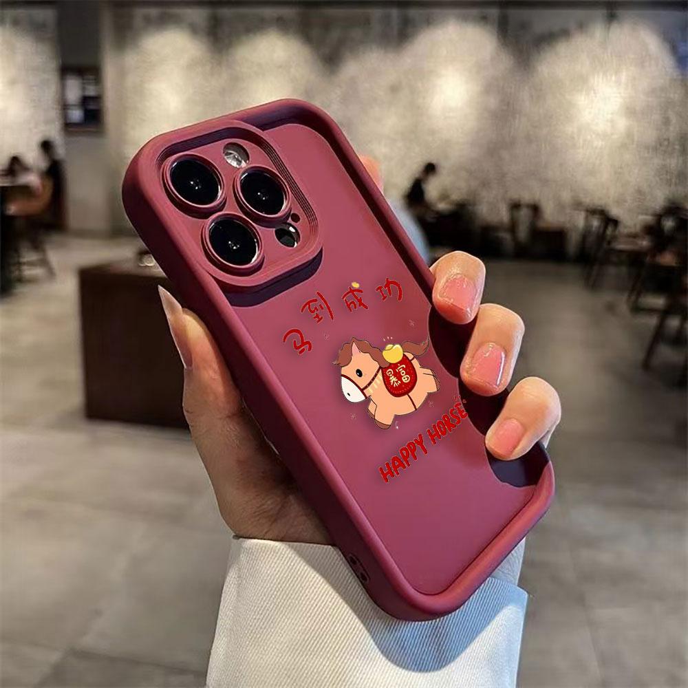 Happy Golden God Horse Phone Case For Samsung A13 A15 A16 A17 A22 A23 A25 A32 A33 A35 A51 A52 A53 A54 A55 A71 A72 Cover Case