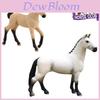 Garanhão Hanoveriano Grande Modelo de Plástico Sólido Brinquedo Presente Para Crianças Cavalo Branco Realista