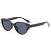 Fashion Women's High End Cat's Eye Street Po Sunglasses INS Trend Light Luxury Brand Beach Mirrors Outdoor Sunvisors UV400