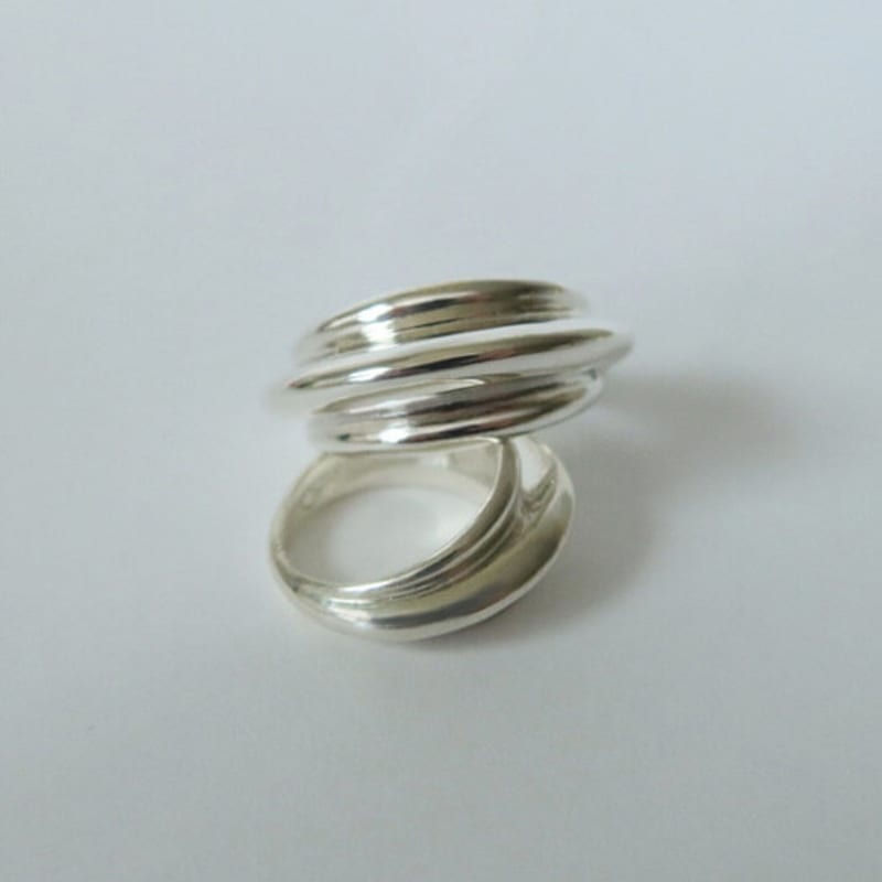 Oepe THREE LAYER RING (Silver)