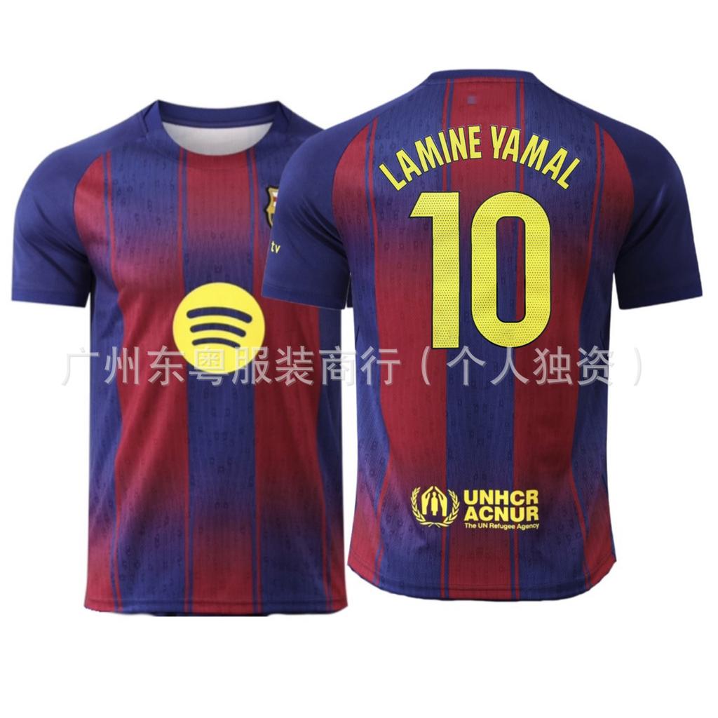 New Real Madrid Mbappe Liv Barcelona Man into Miami Jersey Adult Football Suit Club Short Sleeve Shirt