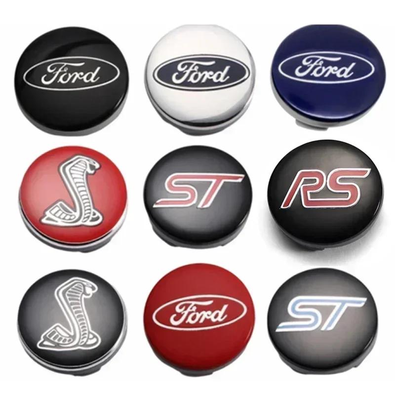 Car Sticker Car Wheel Rims Center Hub Cover Caps for Ford Mondeo Kuga Edge Escape Focus Explorer Fiesta Transit Ranger Fusion F1