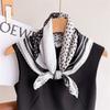 2025 Early Summer Advanced Simulation Silk Lace Dot Printed Scarf Spring Autumn Shawl Square