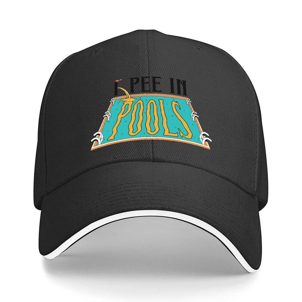 I pee in swimming pools Baseball Cap Male hat Christmas Hat black Luxury Brand Hats Woman Mens