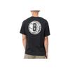 Nike X NBA Brooklyn Nets Loose Casual Letter Logo Print Crew Neck Short Sleeve SS24 T-Shirt Men Tops Black FN2017-010