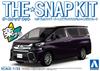 Aoshima Bunka Kyozai The Snap Kit Series Toyota Vellfire Burning Black Crystal Shine Glass Flake Plastic Model Kit Co., Ltd. (AOSHIMA) 1/32