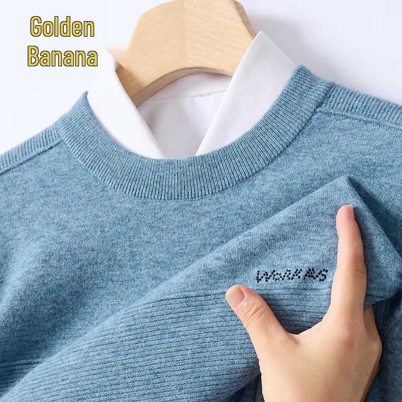 

Jin Ju Men s 2025 Autumn/Winter Wool Blend Knit Pullover L