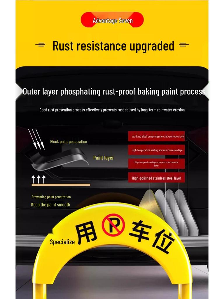 Huangchi Smart Remote Parking Lock: Anti-Collision, No-Drill, Anti-Occupation Solution