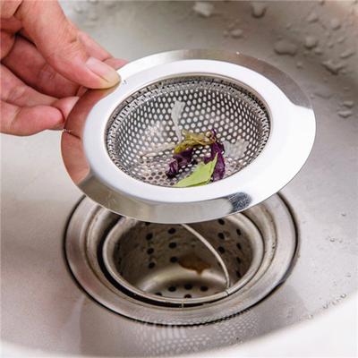 7cm Kitchen Sink Strainer Drain Hole Filter Trap Sink Strainer Stainless Steel Bath Sink Drain Waste