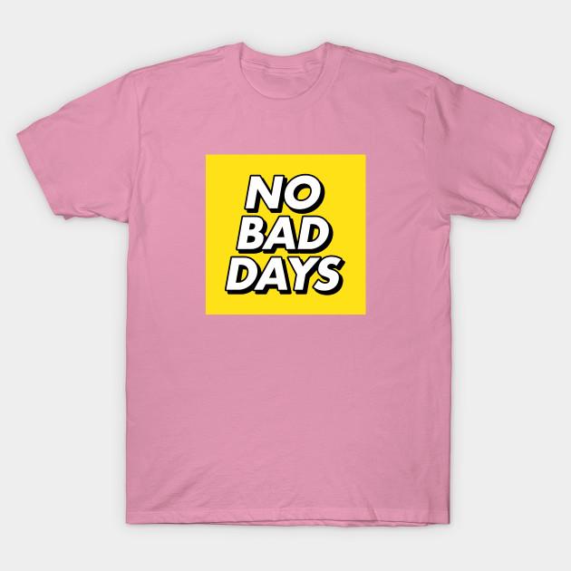T Shirt Women No Bad Days Bold Yellow Harajuku Print Kawaii Tshirt Summer Short Sleeve Female T-Shirt Top Tee