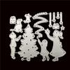 Metal Cutting Dies Cut Die Mold Christmas Tree Decoration Scrapbook Paper Craft Knife Mould Blade Punch Stencils Dies
