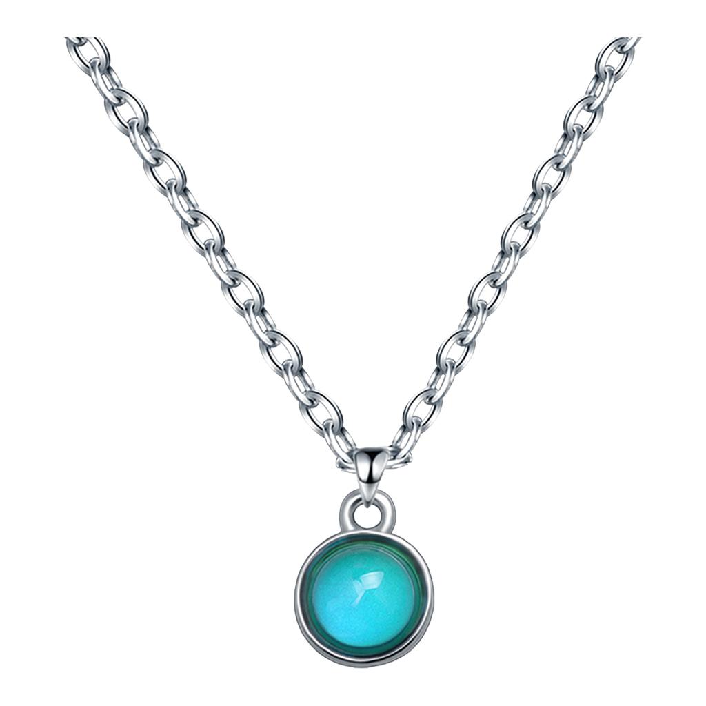 Mood Necklace, Color Changing Pendant Charming ,Unique, Fashion, Round,