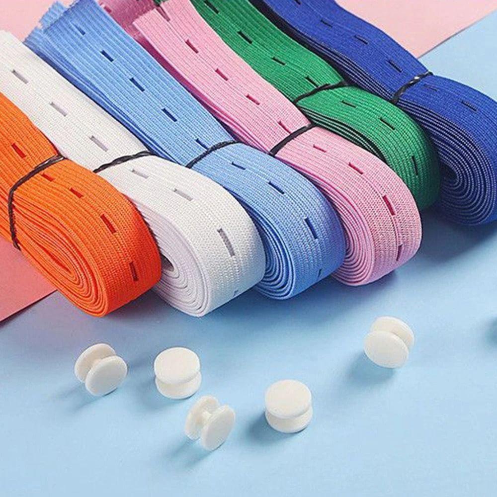 

10pcs Flat Storage Elastic Band Nylon Folding Clothes Band Binding Belt Lazy 2X25cm