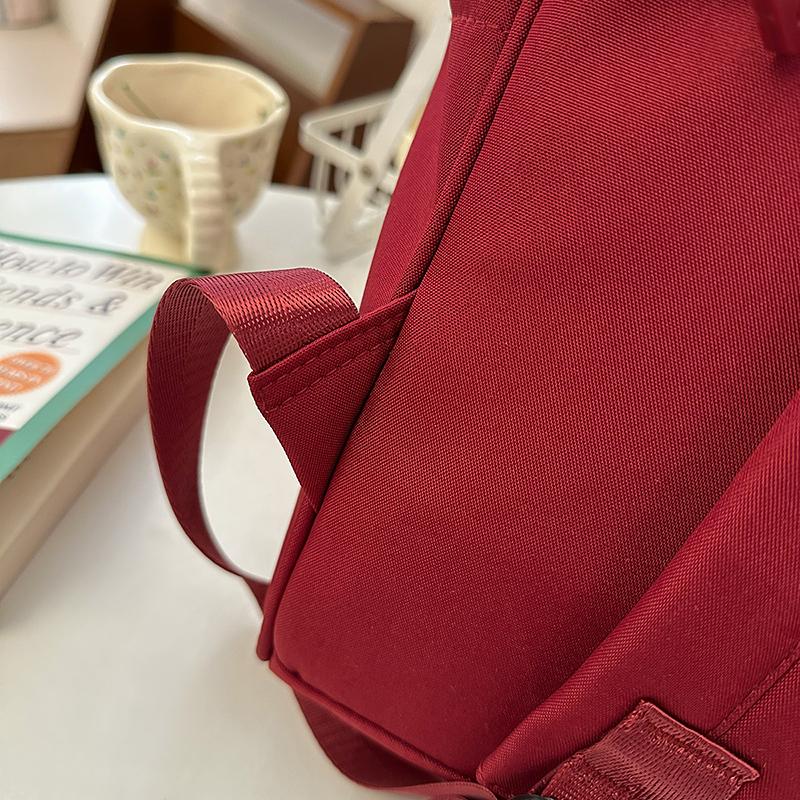 Damen Rucksack mit großem Fassungsvermögen, tragbar, Campus, Student, Schultasche, Farbkontrast, Reise-Rucksack