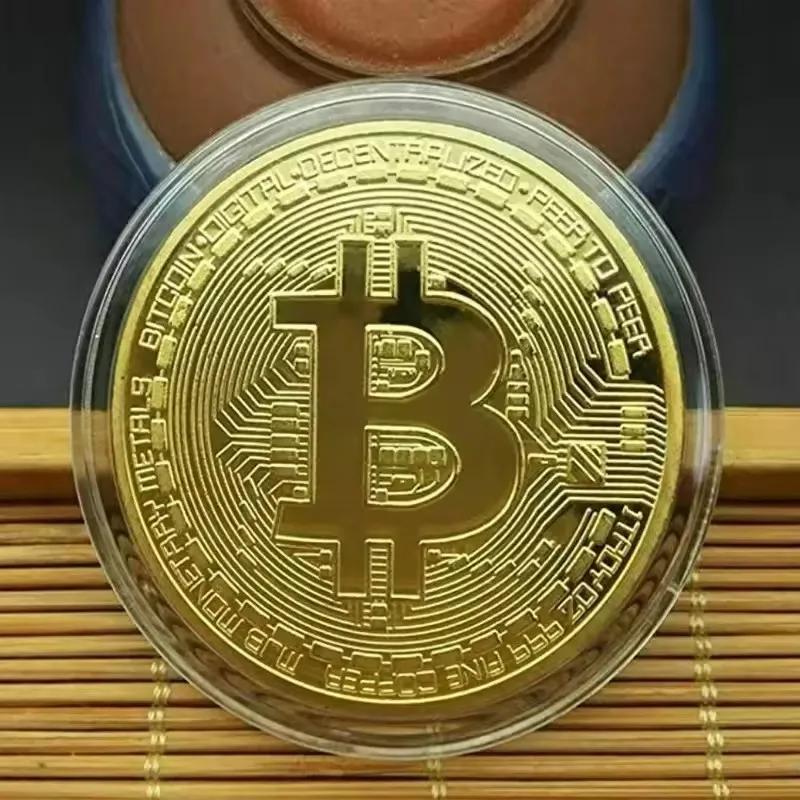 Exklusive Bitcoin-Gedenkmünzen - Premium-Geschäftsgeschenk für Kryptowährungs-Fans