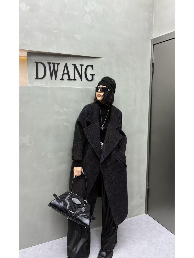 Women's Double-Sided Wool Coat - 2025 New Mid-Length, Thickened, Plus Size for Autumn & Winter
