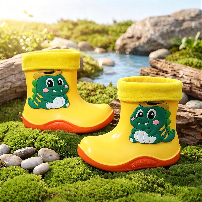 Children's Cartoon Rain Boots - Cute & Waterproof for Boys, Girls, Toddlers, and Infants
