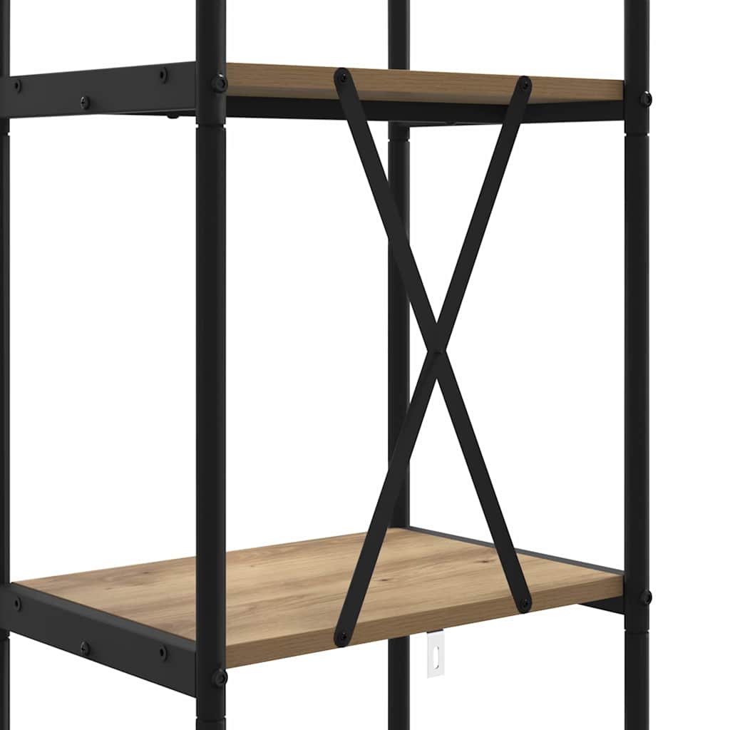 Bookshelf Artisan Oak 40 x 30 x 183 cm Engineered Wood