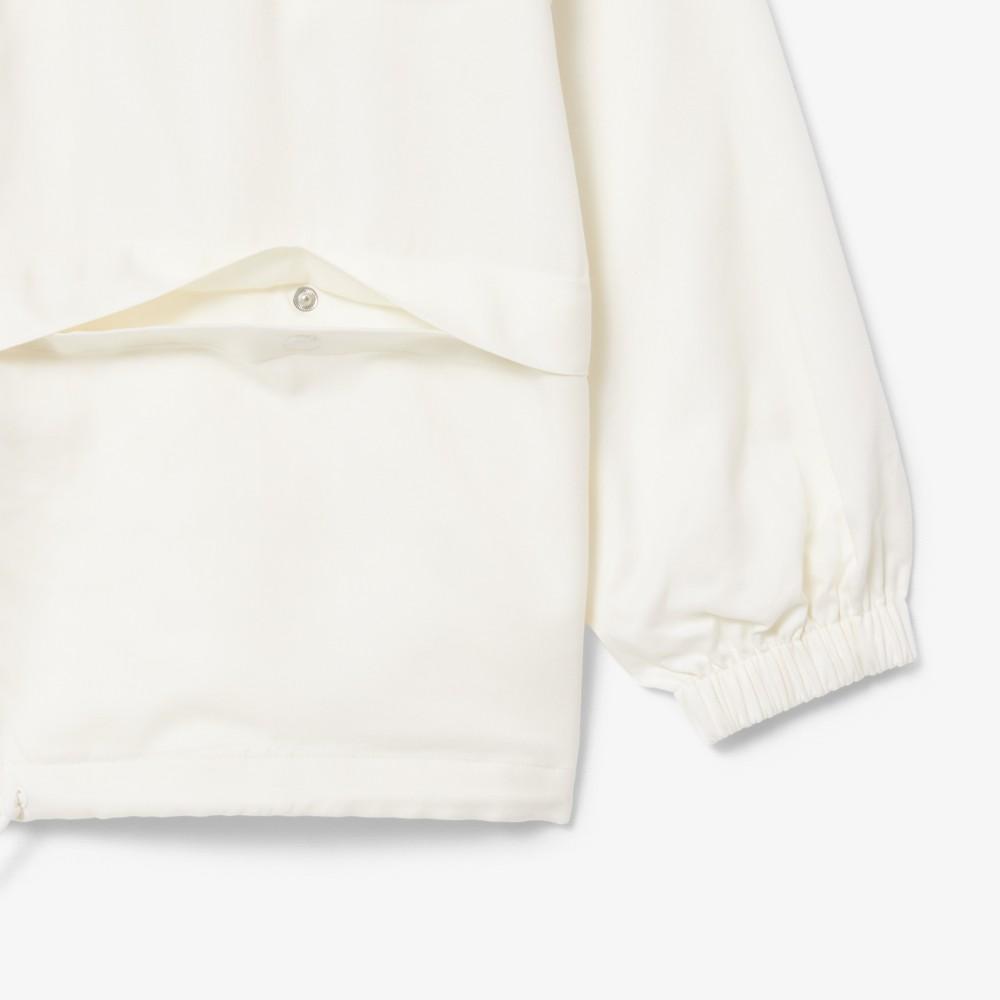 [lacoste] Women's Mixed Linen Track Jacket BF6877-56G70V