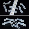 100pcs Silicone LED Strip Fix Clips 8/10/12/16mm No Shading Light Strip Buckle LED Strip Mounting Brackets Neon Tube Mounting
