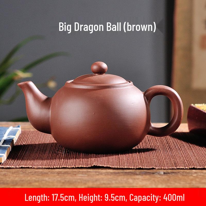 Yixing Zisha Zhuni Teapot Set with Tea Infuser – Available in 170ml, 280ml, 450ml, and 580ml Sizes