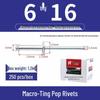 Aluminum Open-End Pull Rivet M2.4-M5 (Extended)