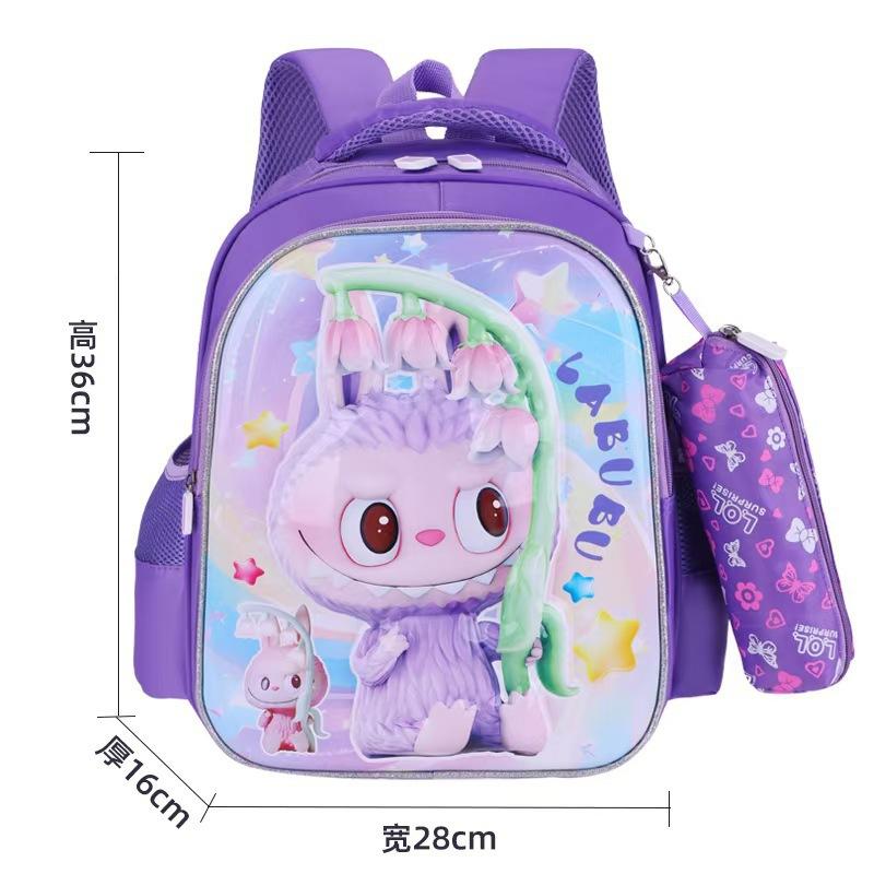 

School bag Elementary school bag EVA hard shell 3D three-dimensional rag backpack cartoon