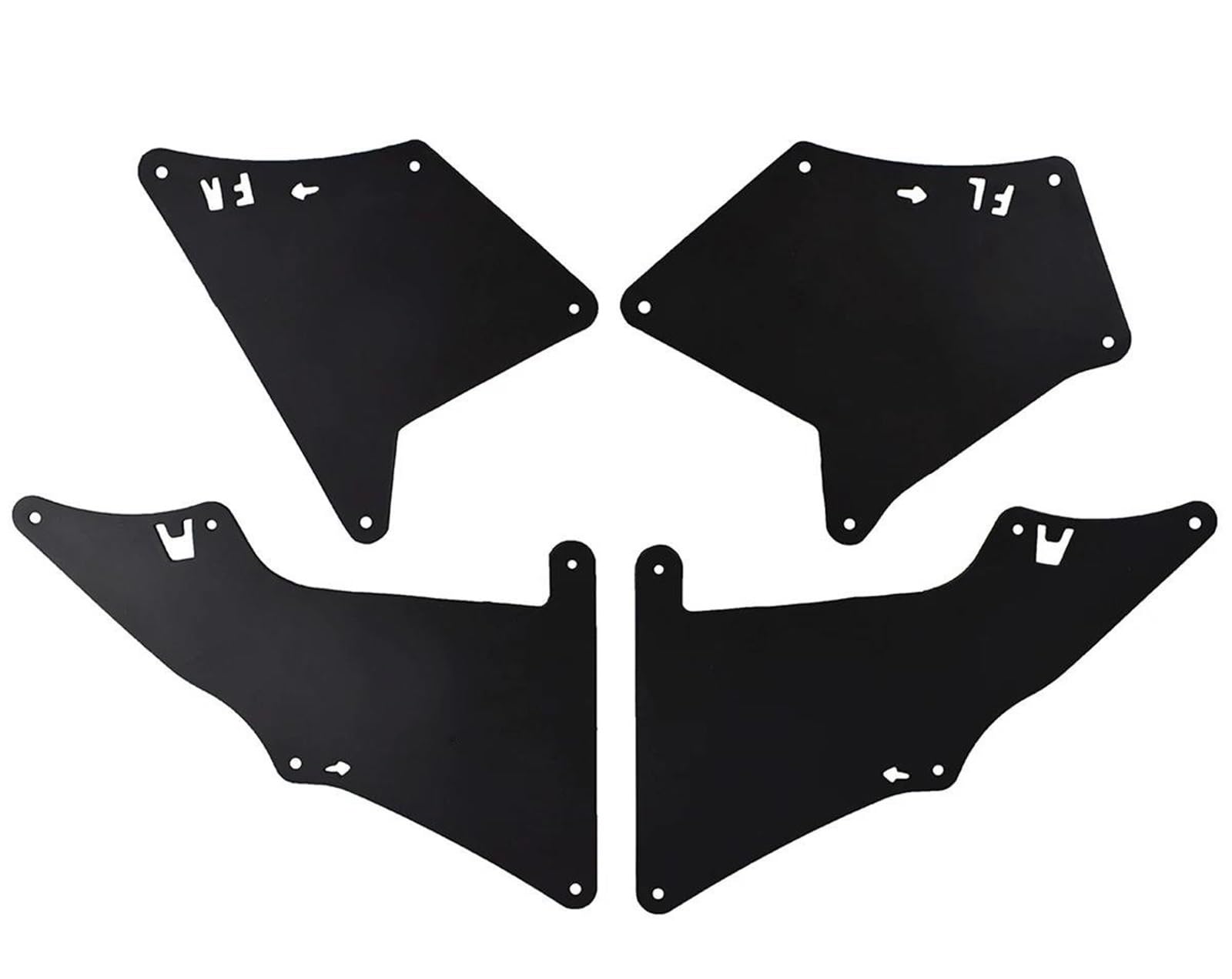 

Splash Guard for Land Cruiser for Prado for J120 J150 2003-2020 4pcs Car Front One Size