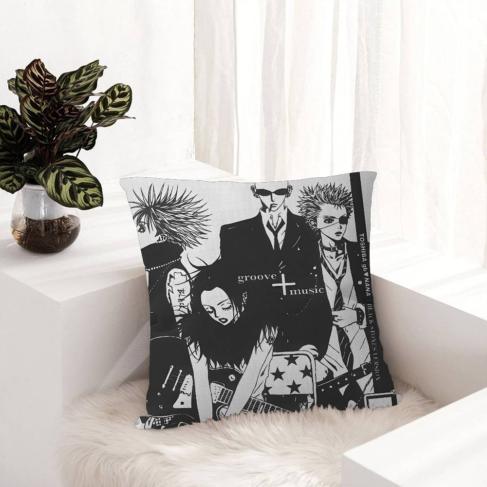 NANA Pillow Anime Pillow Sofa Bed Head Pillow Cover Cushion Cover 45x45 Cm Fashion