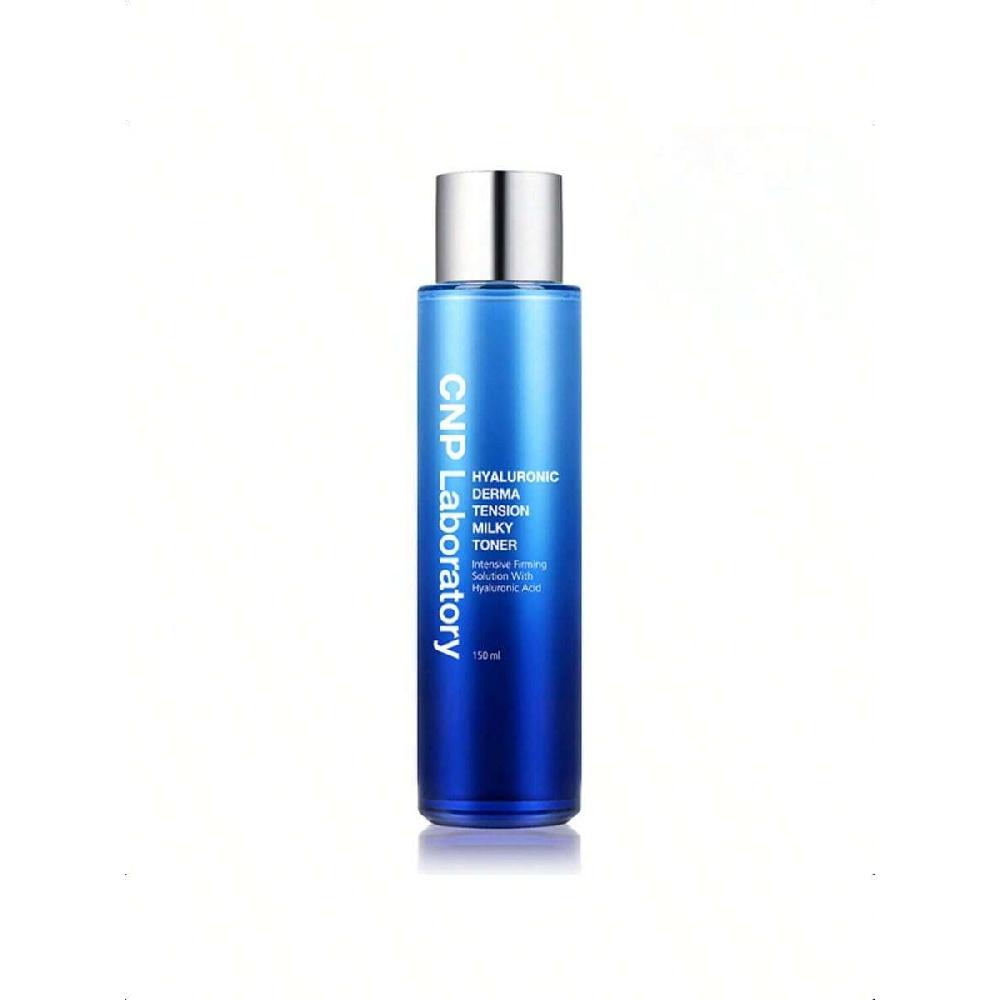 

CNP Laboratory Hyaluronic Derma Tension Milky Toner 150ml With 5 Types Of Hyaluronic Acid Plumping & Firming Sensitive Skin Safe