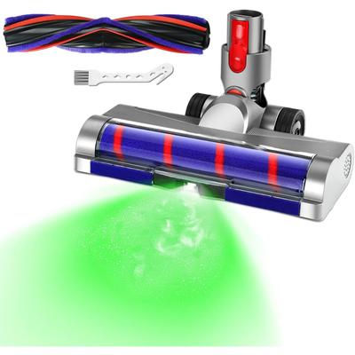 Lemige LED Green Light Head Replacement Parts for Dyson V7 V8 V10 V11 V15 Cordless Vacuum Cleaner, Quick Release LED Light Attachments
