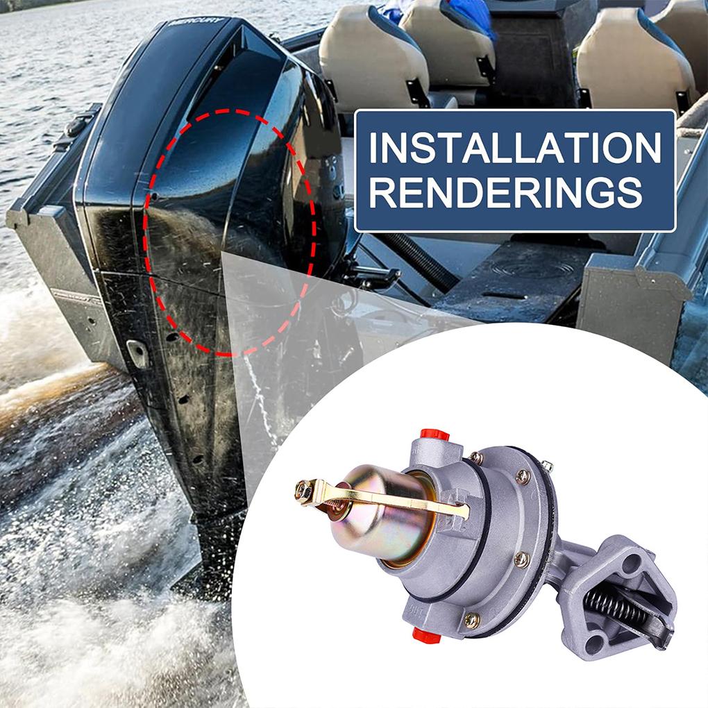 Metall 3854858 42725A3 Mechanische Kraftstoffpumpe Passend für MERCURY MARINE 3,0L 2,5L Einfach zu installieren