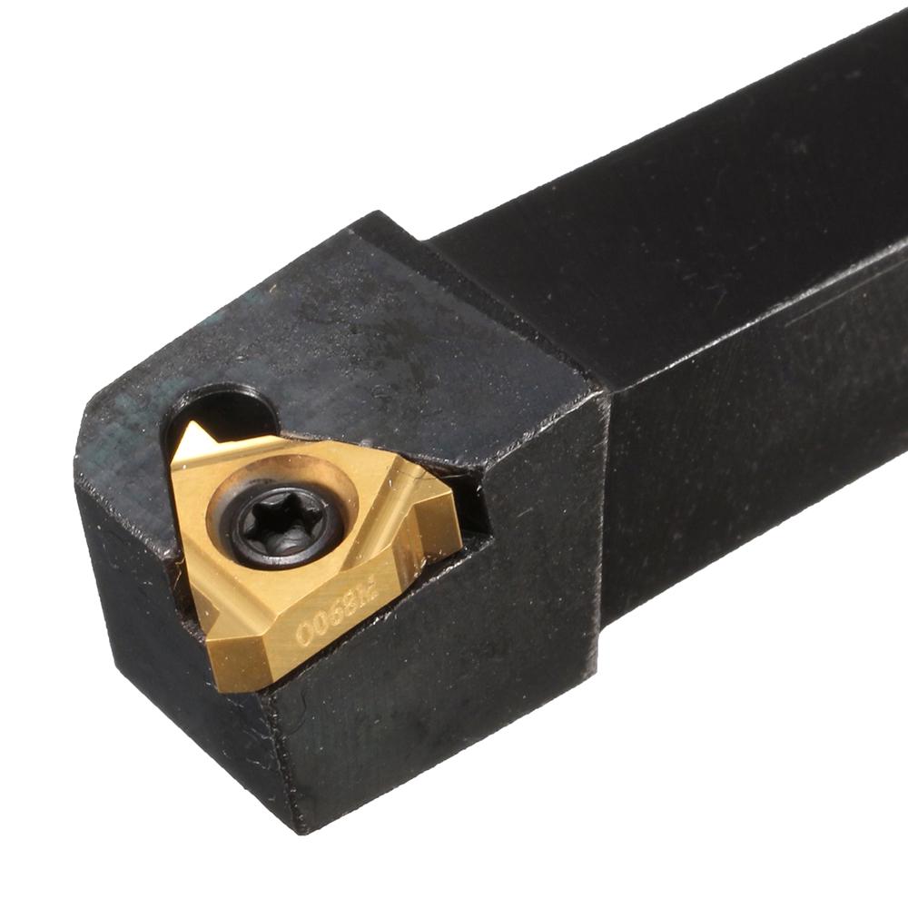 SER1010H11/SNR0010K11 Lathe Inner Threading Turning Tool Holder + 2Pcs Carbide Inserts + 2 Wrenches