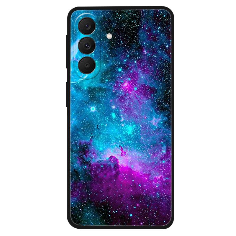 For Samsung Galaxy A57 A37 5G Case Bumper Starry Sky Soft Silicone TPU Back Cover for Samsung A37 A57 Phone Case Cute Cat Cover