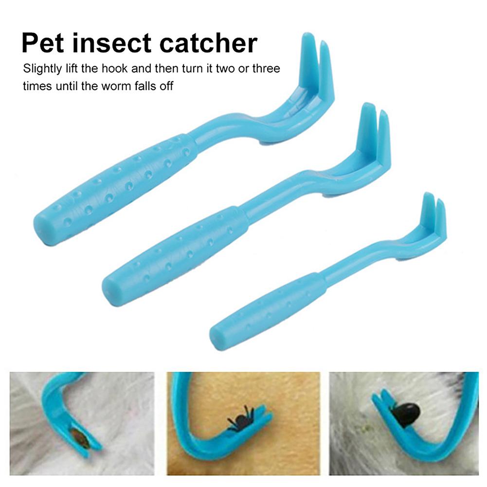 3-30PCS Ticks Removal Pets Insect-catcher Clamps Practical Dogs Insect Remove Tweezers Cats Grooming Insect Clips Hair Groom