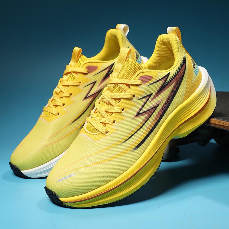 Unisex Athletic Shoes High Quality Mesh Breathable Daily Outside Running High Elasticity Cushioning Stylish Running Shoes For Men