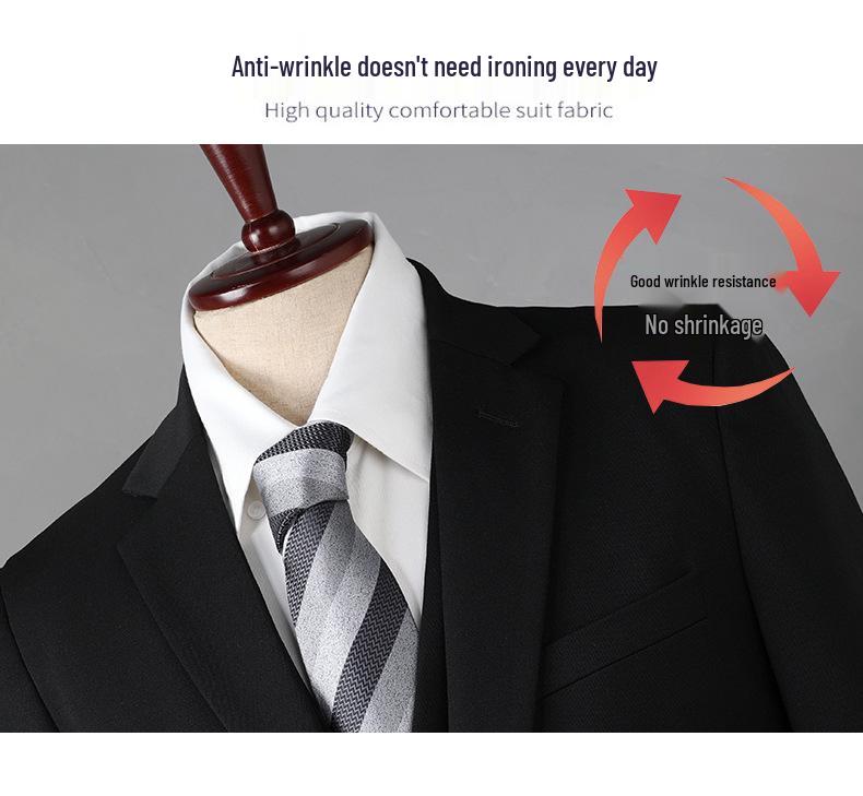 Men's Business & Formal Suit Set - Ideal for Weddings and Professional Events
