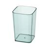 Bathroom Mouthwash Cup Transparent Square Thickened Plastic Toothbrush Travel Wash Accessories