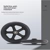 6 Inch Rubber Wheels Smooth Flexible Heavy Duty Wheelchair Front Castor Solid Shopping Cart Wheel Wheelchair Replacement